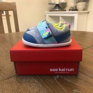 See Kai Run Ryder Blue Camo Infant Shoe
